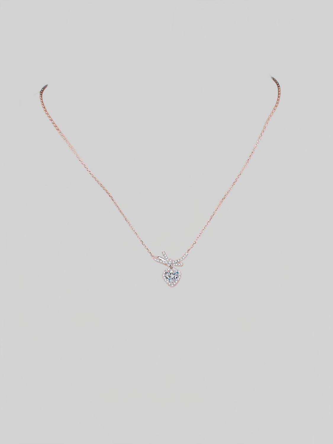 1 Carat Moissanite Heart Pendant Necklace nicholesgifts