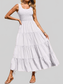 Women Tiered Smocked Wide Strap Summer Dress nicholesgifts