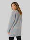 Women Angel Wings Star Pattern Open Front Cardigan with Pockets nicholesgifts