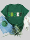 LUCKY Round Neck Short Sleeve T-Shirt nicholesgifts