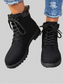Women Lace Up Block Heel Boots NicholesGifts