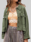 Button Up Long Sleeve Jacket nicholesgifts