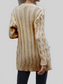 Women Cable-Knit Button Down Cardigan nicholesgifts