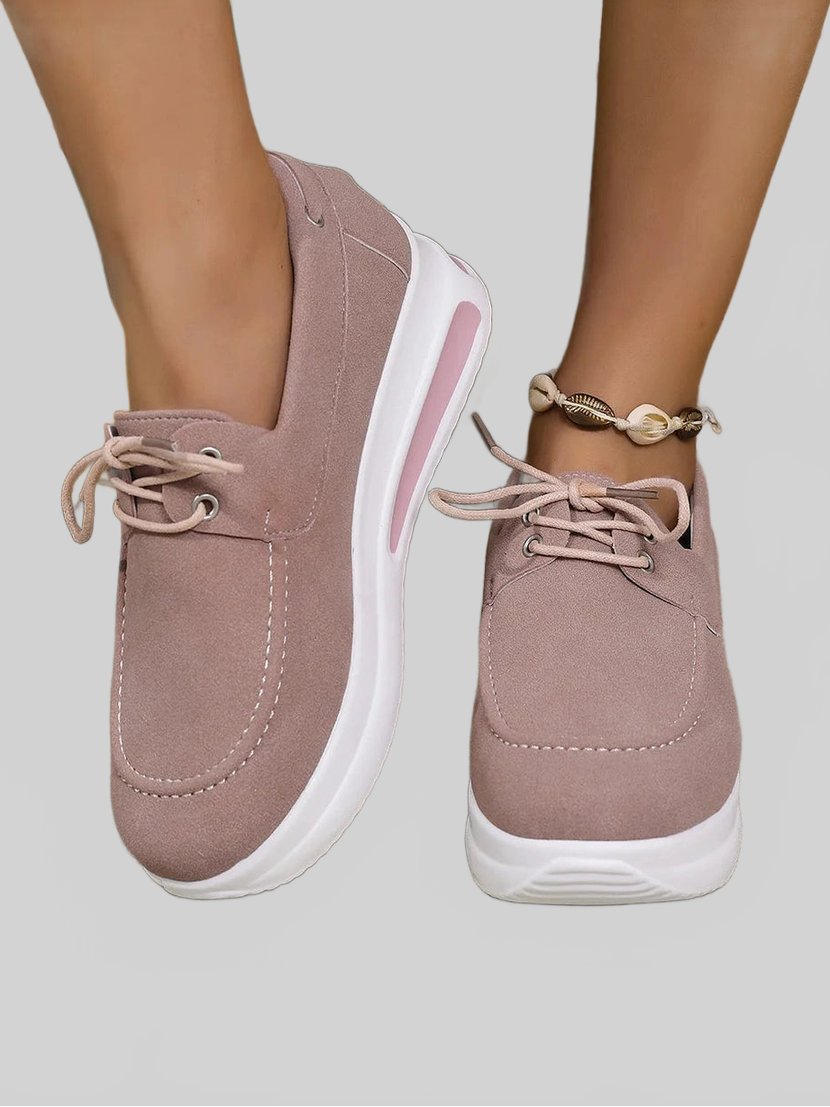 Women Round Toe Platform Sneakers NicholesGifts