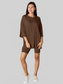 NicholesGifts Women Basic Bae Full Size Soft Rayon Three-Quarter Sleeve Top and Shorts Set nicholesgifts