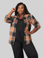 Mandy Plaid Dropped Shoulder Shirt NicholesGifts