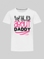 Toddler Girls Wild About Daddy Short Sleeve T-Shirt nicholesgifts