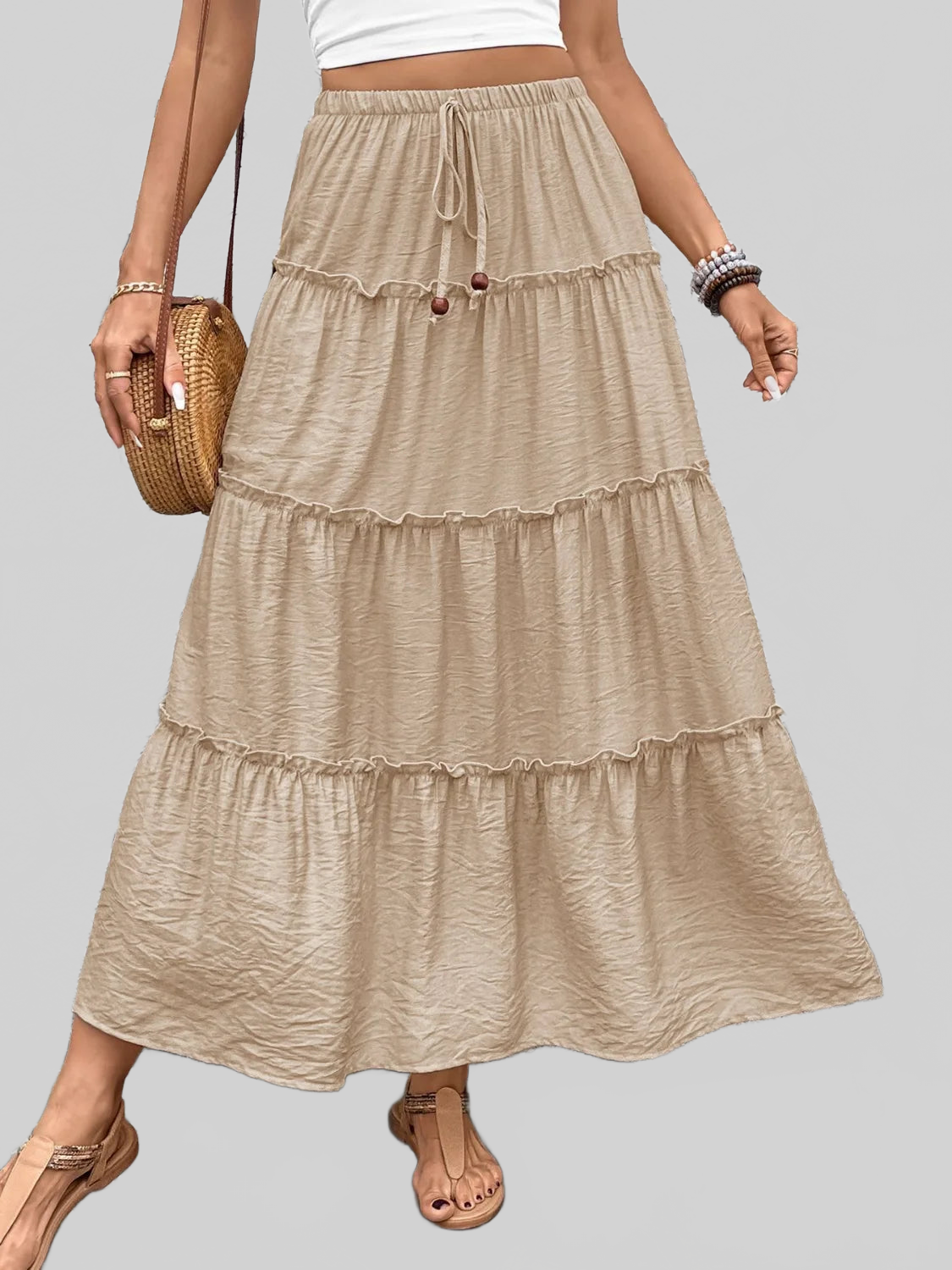 Frill Tiered Skirt nicholesgifts