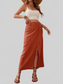 Slit Midi Skirt nicholesgifts