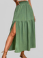 Frill Slit Skirt nicholesgifts