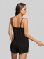 Spliced Mesh Lace Trim Cami and Shorts Pajama Set nicholesgifts