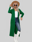 Women Cable-Knit Open Front Cardigan with Pockets nicholesgifts