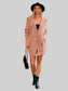 Women Collared Neck Button-Up Cardigan with Pockets nicholesgifts