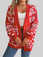 Women Pocketed Open Front Long Sleeve Cardigan nicholesgifts