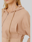 Waffle-Knit Drawstring Zip Up Hoodie NicholesGifts