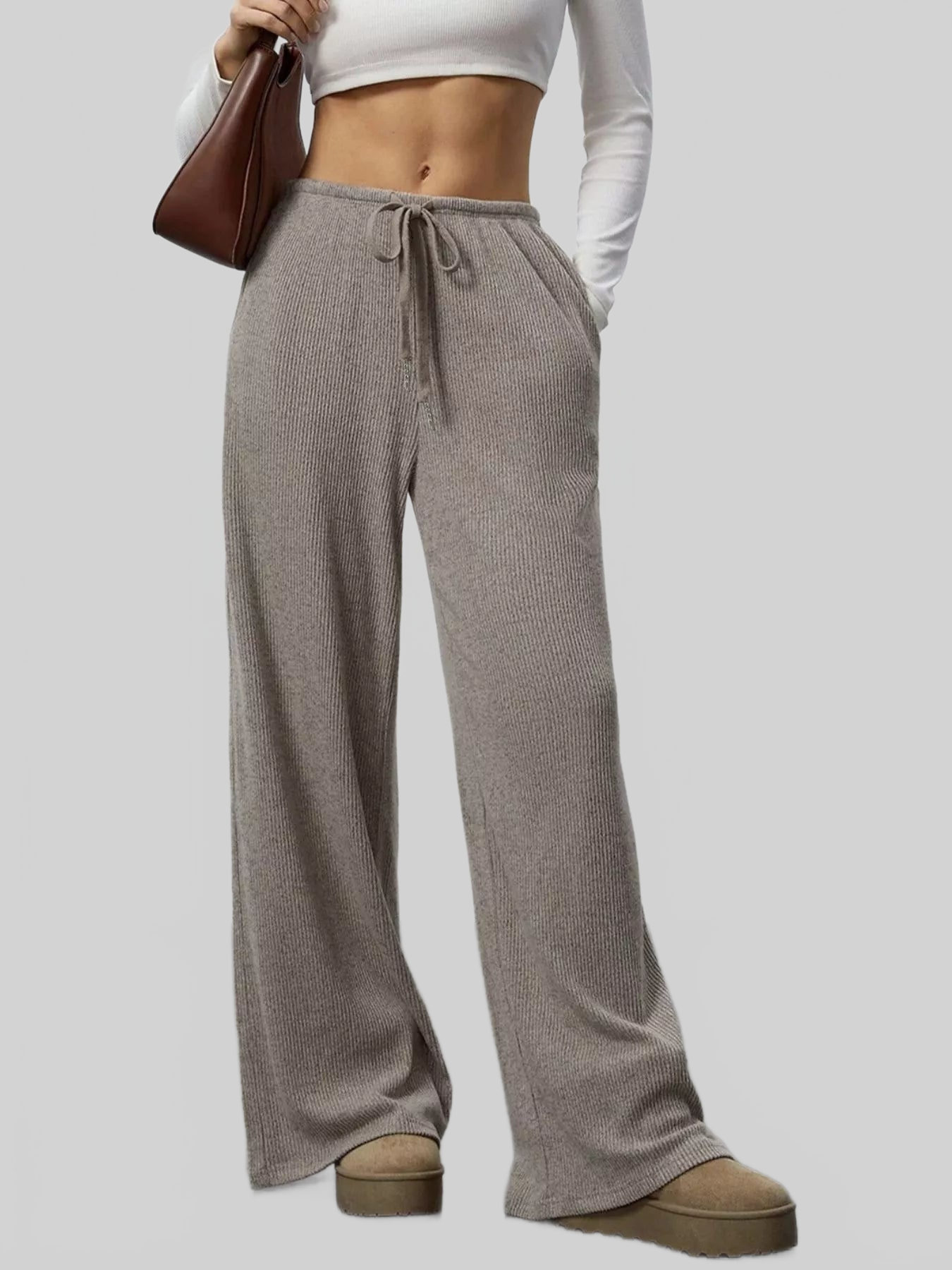 Women Relaxed Fit Drawstring Pants nicholesgifts