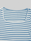 Striped Square Neck Long Sleeve Top and Pants Lounge Set nicholesgifts