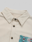 Perfee Pocketed Geometric Collared Neck Shacket nicholesgifts