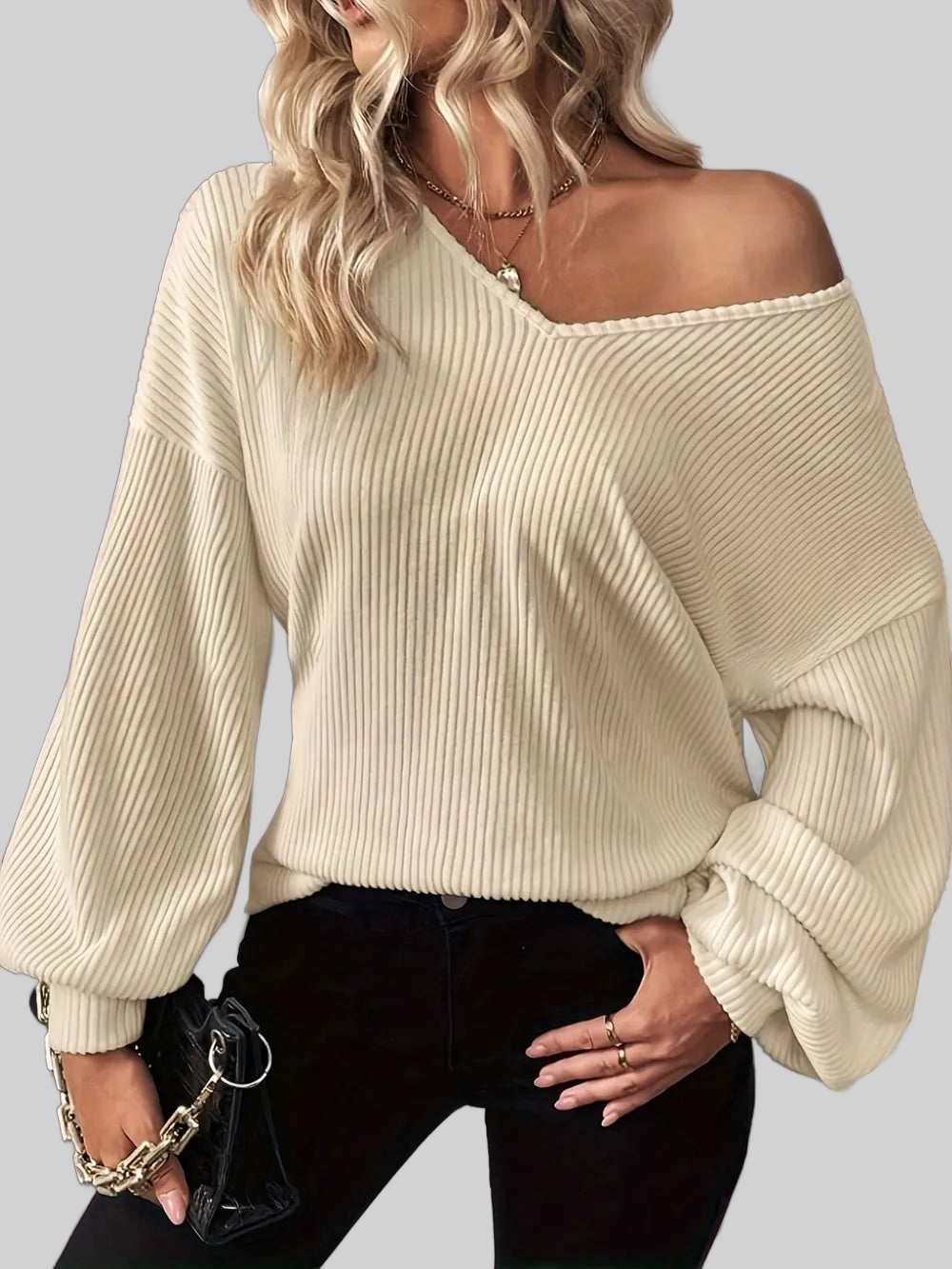 Women Bow Back V-Neck Drop Shoulder T-Shirt NicholesGifts
