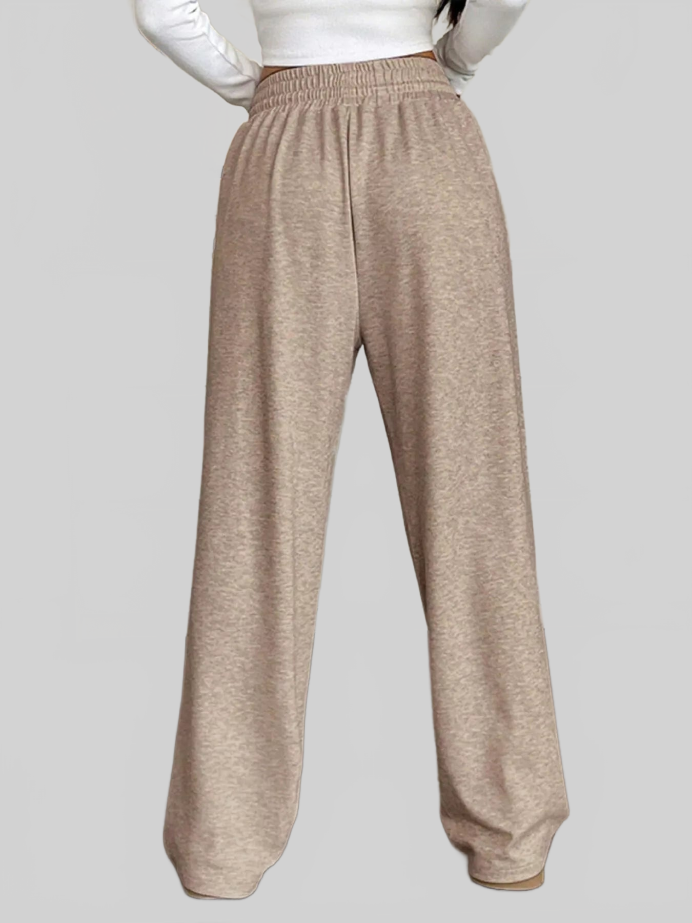 Women Full Size Drawstring High Waist Wide Leg Pants nicholesgifts