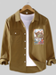 Men's Plus Size Button Up Long Sleeve Shirt nicholesgifts