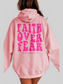 Women Faith Over Fear Dropped Shoulder Hoodie nicholesgifts