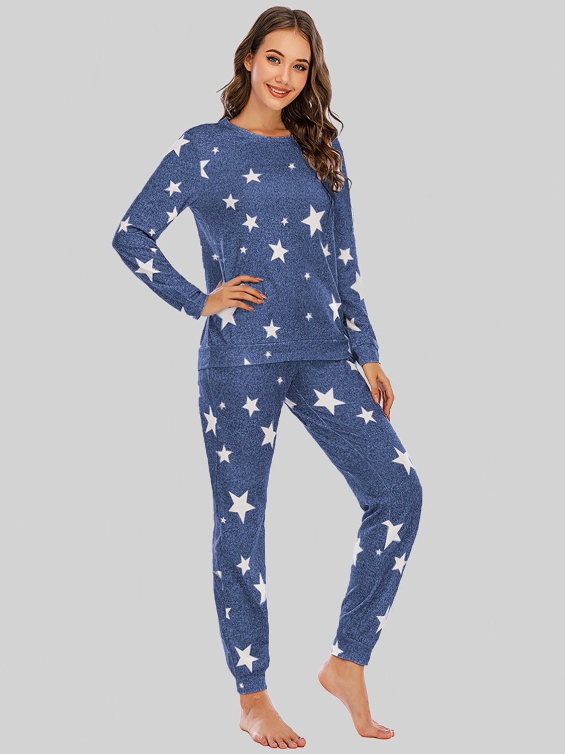 Star Top and Pants Lounge Set nicholesgifts