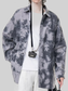 Men's Plus Size Tie-Dye Oversized Button-Up Shirt nicholesgifts
