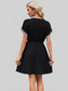 Women Tassel V-Neck Short Sleeve Summer Dress nicholesgifts