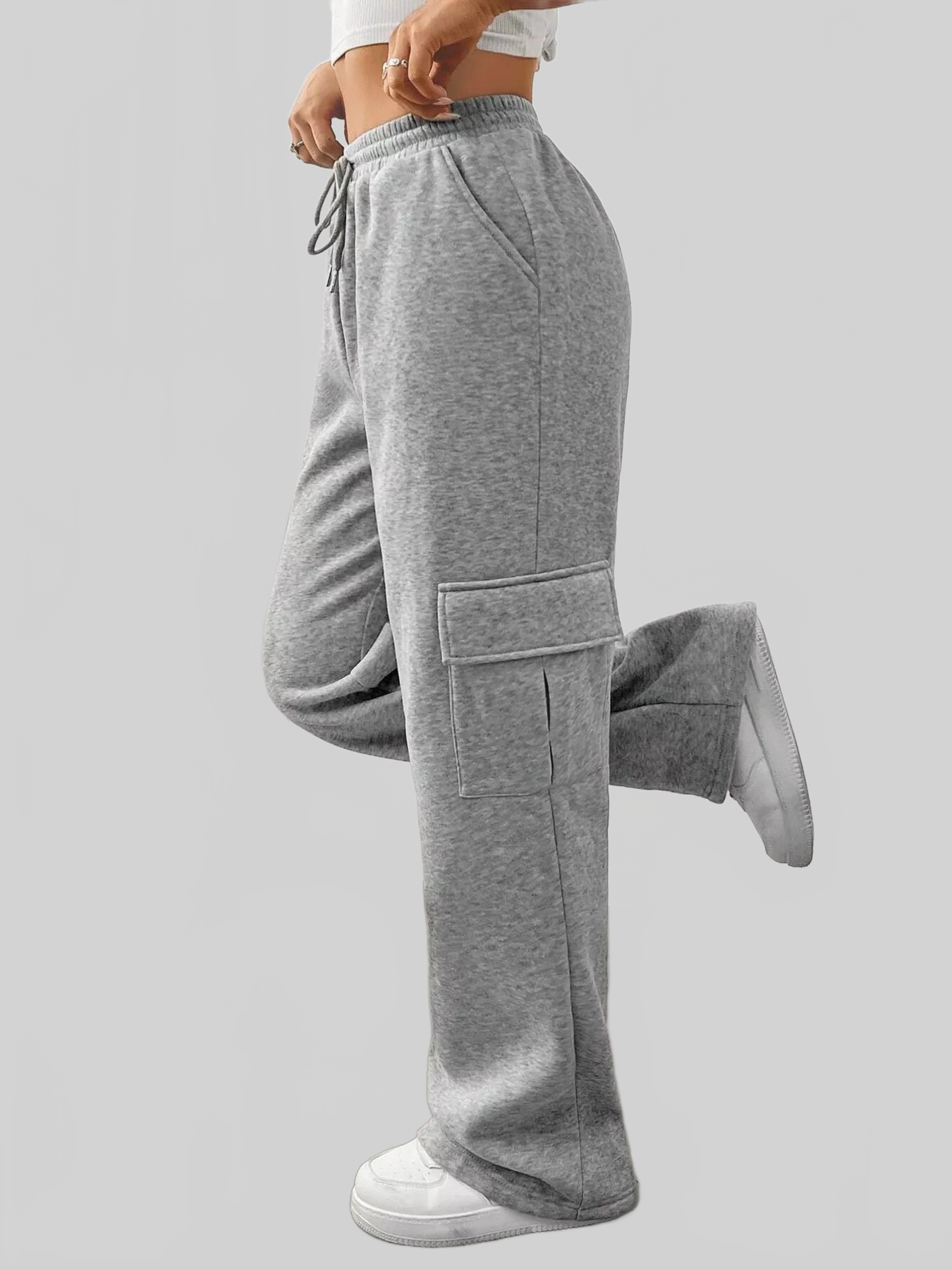 Women Relaxed Fit Pants with Drawstring Waist nicholesgifts