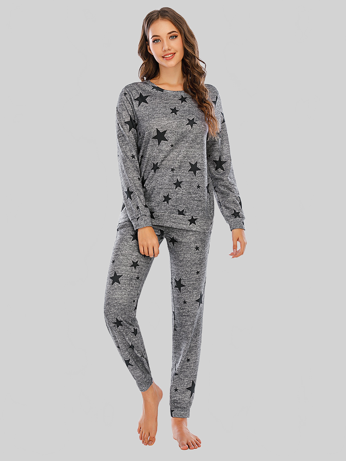 Star Top and Pants Lounge Set nicholesgifts