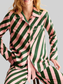 Striped Long Sleeve Shirt and Pants Lounge Set nicholesgifts
