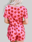 Floral Cropped Tee and Shorts Lounge Set nicholesgifts