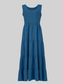 Women Tiered Smocked Wide Strap Summer Dress nicholesgifts
