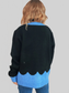 Button-Front Contrast Trim Cardigan nicholesgifts
