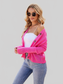 Button Up V-Neck Long Sleeve Cardigan nicholesgifts