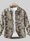 Men's Plus Size Button Up Long Sleeve Printed Shirt nicholesgifts