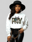 Women Just Pray Crewneck Religious Sweatshirt nicholesgifts