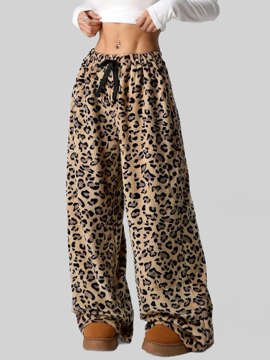 Leopard Wide Leg Pants NicholesGifts