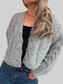 Cable Knit Button-Up Cardigan nicholesgifts