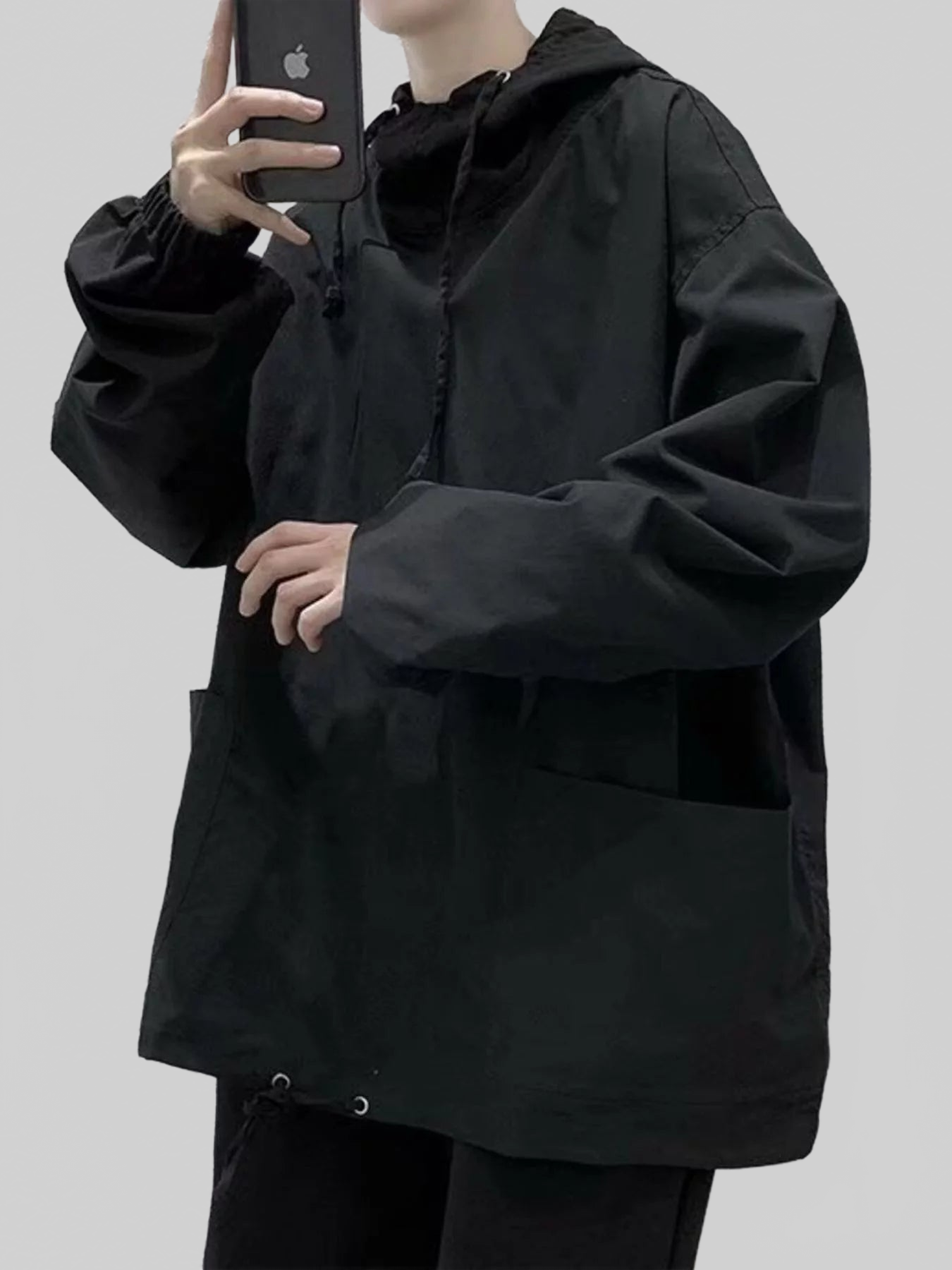 Men's Loose Fit Drawstring Hoodie nicholesgifts