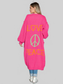 Letter Dropped Shoulder Long Sleeve Cardigan nicholesgifts