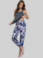 Scoop Neck Tank and Floral Cropped Pants Lounge Set nicholesgifts