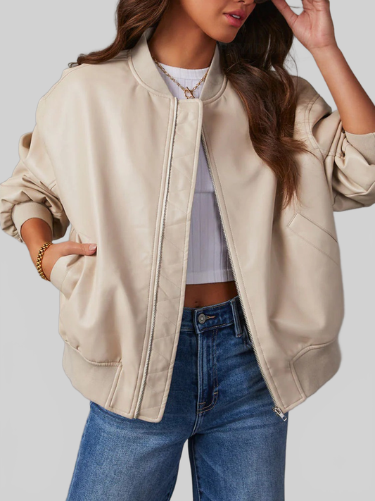 Zip Up Long Sleeve Jacket NicholesGifts