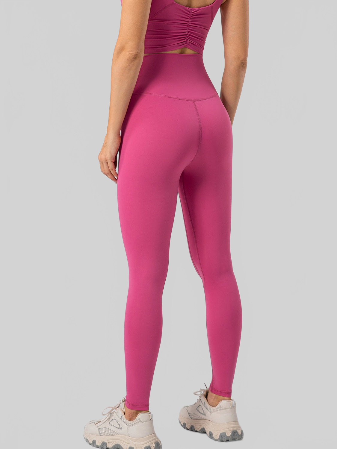 Women High Waist Wide Waistband Active Leggings nicholesgifts