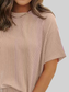 Full Size Ribbed Short Sleeve Top and Shorts Two-Piece Set Plus Size nicholesgifts