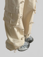 Women Cargo Wide Leg Pants with Bow Tie Details nicholesgifts