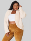 Women Double Take Open Front Long Sleeve Cardigan nicholesgifts