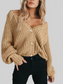 Women Button Up Long Sleeve Cardigan nicholesgifts