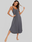 V-Neck Midi Lounge Dress nicholesgifts